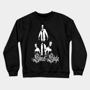 Gangster Street Illustration Crewneck Sweatshirt